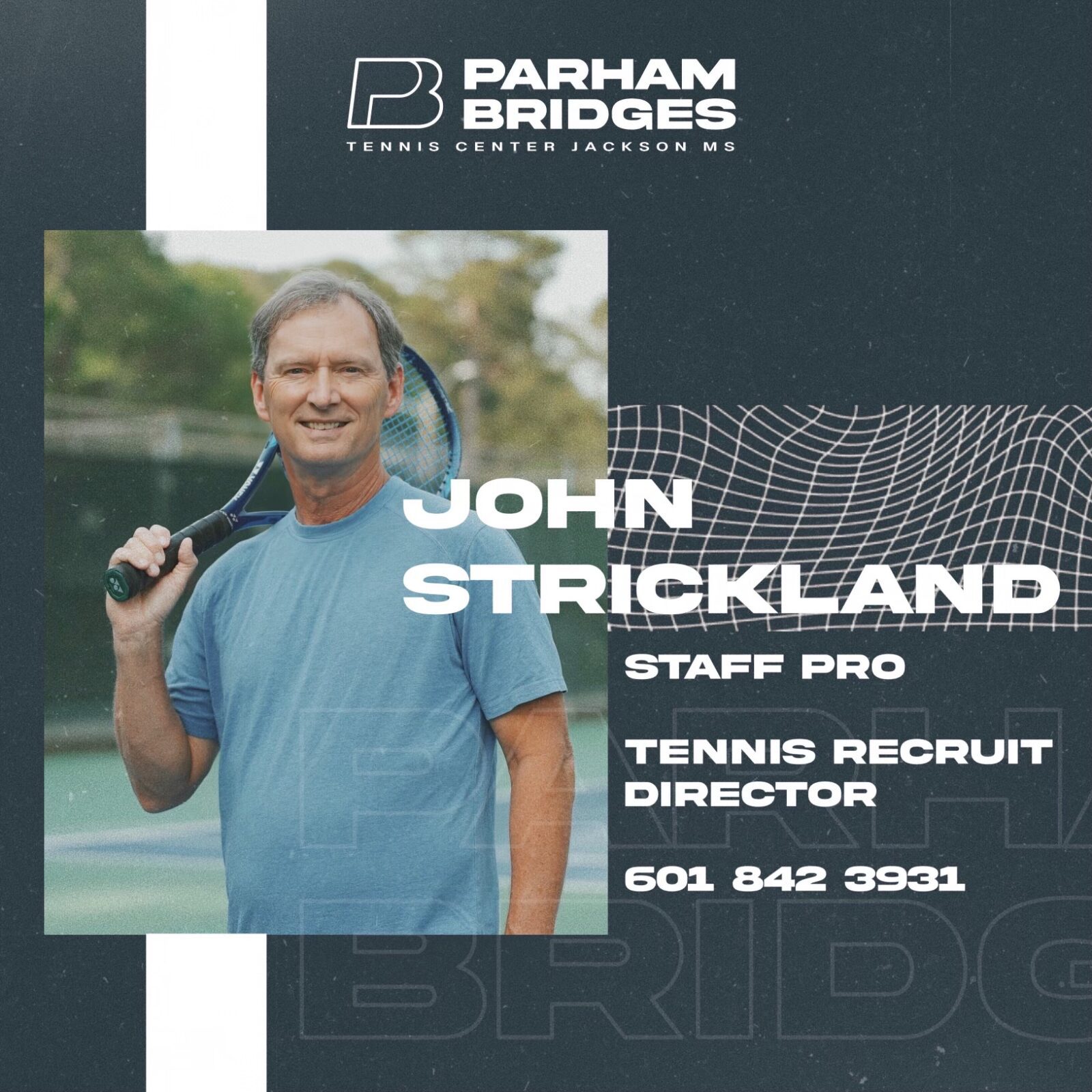 John Strickland Parham Bridges Tennis Center Jackson MS